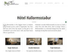 Tablet Screenshot of hotel701.is
